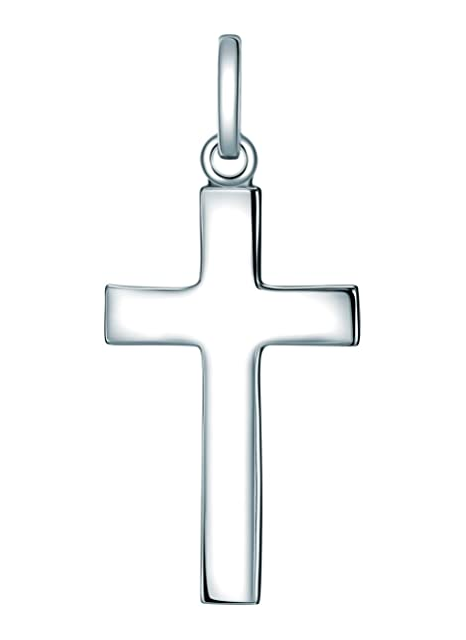 cruz clásica de plata